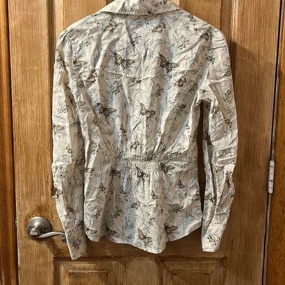 Guess Butterfly Button Up Shirt - Picture 7 of 8